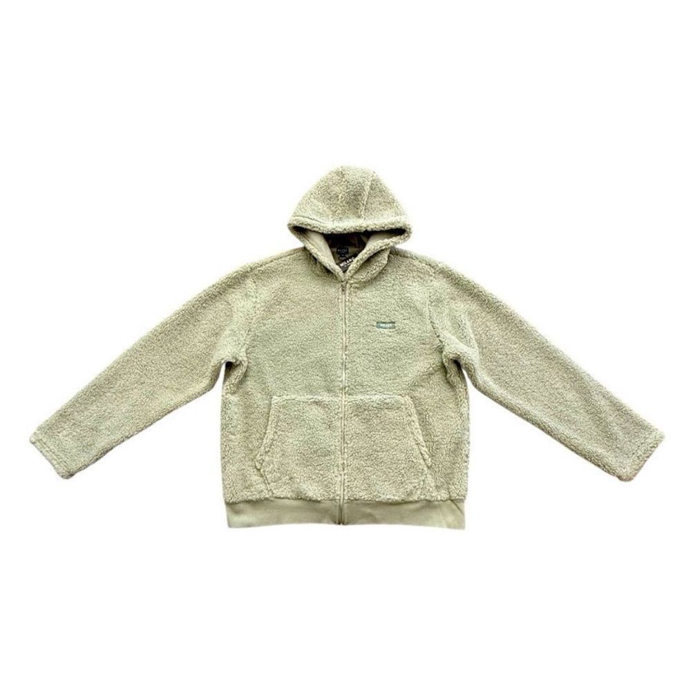 Milano Di Rouge Faris Mint Green Sherpa Teddy Fleece Hoodie 2XL NWT
